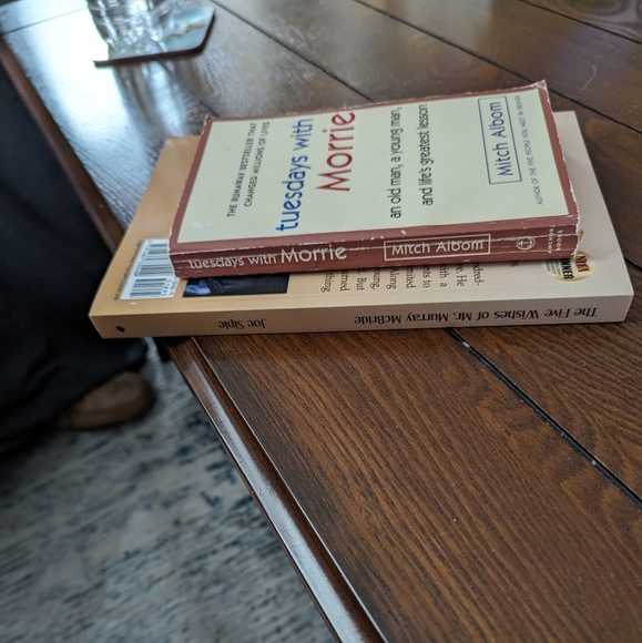 Books x 2. Tuesdays with Morrie. The Five Wishes of Mr. Murray McBride . - Picture 2 of 4
